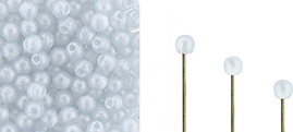 Finial Half-Drilled Round Bead 2mm Tube 2.5" : Metal Luster - Alexandrite