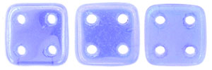 CzechMates QuadraTile 6mm : Luster Iris - Milky Sapphire