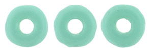 Ring Bead 1/4mm Tube 2.5" : Turquoise