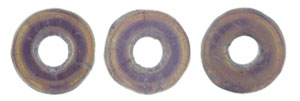 Ring Bead 4 x 1mm : Luster Iris - Milky Amethyst