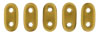 CzechMates Bar 6 x 2mm : Matte - Metallic Antique Gold
