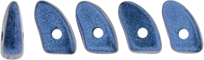 Prong 6 x 3mm Tube 2.5" : Metallic Suede - Blue