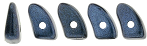 Prong 6 x 3mm : Metallic Suede - Dk Blue