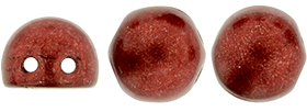CzechMates Cabochon 7mm : ColorTrends: Saturated Metallic Aurora Red