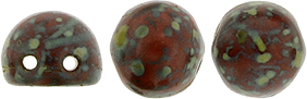 CzechMates Cabochon 7mm : Opaque Red - Picasso