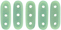 CzechMates Beam 10 x 3mm : Sueded Gold Turquoise