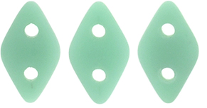 CzechMates Diamond 6.5 x 4mm Tube 2.5" : Matte - Turquoise