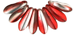 Dagger 10 x 3mm : Coated - Metalic Red