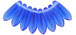 Dagger Beads 3/10mm : Sapphire