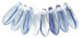 Dagger Beads 3/10mm : HurriCane Glass - Merrily Merrily