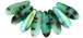 Dagger Beads 3/11mm : Multi Green AB