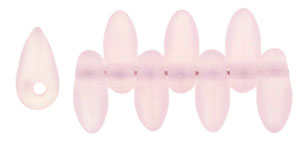 Mini Dagger Beads 6 x 2.5mm : Matte - Iris - Rosaline