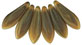 Dagger Beads 5/16mm : Matte - HurriCane Glass - Sienna