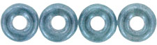 Donut Beads 6 x 2mm : Luster - Transparent Blue