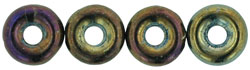 Donut Beads 8 x 2.5mm : Iris - Brown