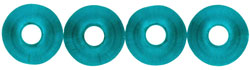 Donut Beads 8 x 2.5mm : Teal