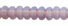 Rondelle 4mm : Milky Lt. Amethyst