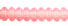 Rondelle 4mm: Milky Pink