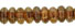 Rondelle 4mm : Lt. Picasso/Luster - Transparent Gold/Sm.Topaz