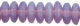 Rondelle 6mm: Milky Lt. Amethyst