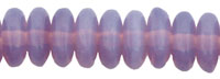 Rondelle 6mm : Milky Lt Amethyst