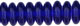 Rondelle 6mm: Cobalt