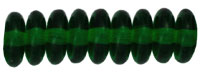 Rondelle 6mm : Green Emerald