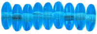 Rondelle 6mm : Aquamarine