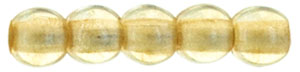 Round Beads 2mm : Luster - Transparent Champagne