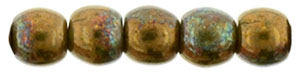 Round Beads 2mm : Oxidized Bronze Patina