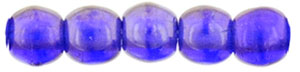 Round Beads 2mm : Luster Iris - Cobalt