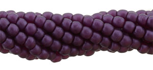 Glass Pearls 2mm : Matte - Purple Velvet