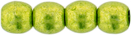 Round Beads 3mm : ColorTrends: Saturated Metallic Lime Punch