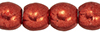 Round Beads 3mm : ColorTrends: Saturated Metallic Cranberry