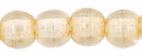 Round Beads 3mm : Luster - Transparent Champagne