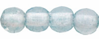 Round Beads 3mm : Luster - Transparent Blue
