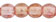 Round Beads 3mm: Luster - Transparent Topaz/Pink