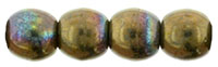 Round Beads 3mm : Oxidized Bronze Clay