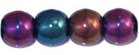 Round Beads 3mm : Iris - Purple