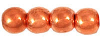 Round Beads 3mm : Copper Penny