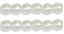 Pearl Coat - Round 3mm : Pearl - Snow