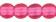 Round Beads 3mm: Fuchsia