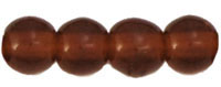 Round Beads 3mm : Brown Garnet