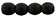 Round Beads 3mm: Matte - Jet
