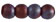 Round Beads 3mm : Matte - Luster - Metallic Amethyst