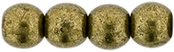 Round Beads 4mm : ColorTrends: Saturated Metallic Emperador