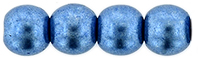 Round Beads 4mm : ColorTrends: Saturated Metallic Little Boy Blue
