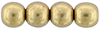 Round Beads 4mm : ColorTrends: Saturated Metallic Ceylon Yellow