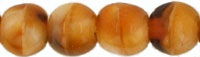 Round Beads 4mm : Pearl/Brown