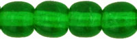 Round Beads 4mm : Green Emerald